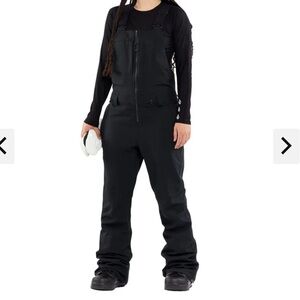 Volcom Black Swift Bib Overalls